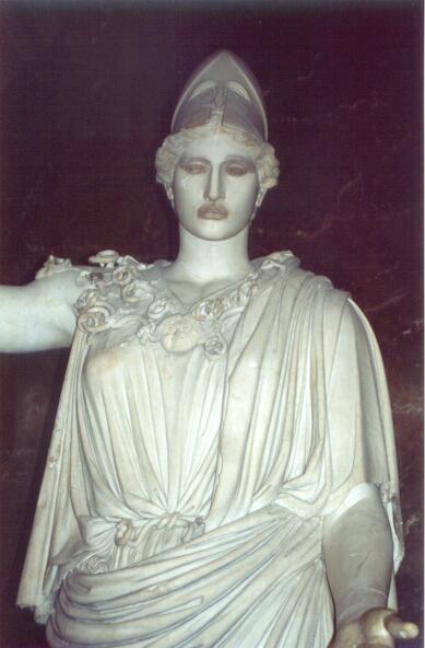 Athena Velletri bust from front
