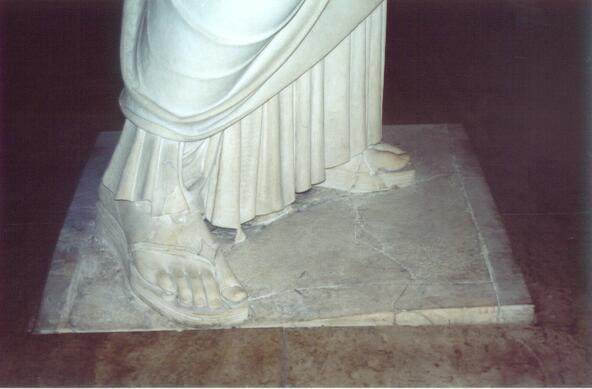 Athena Velletri feet from right