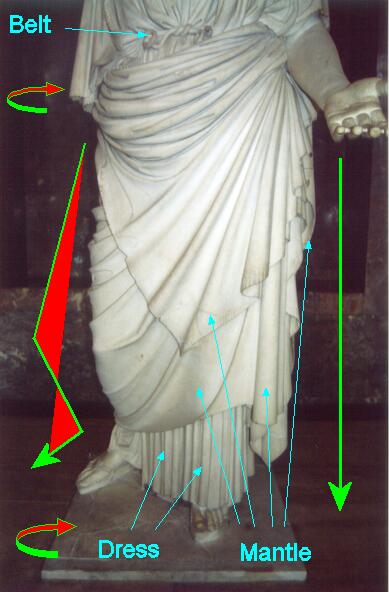 Athena Velletri legs from front with study