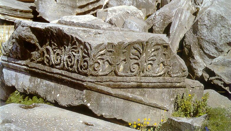 Athena Temple Entablature detail